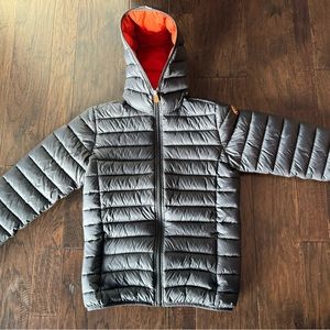 Save The Duck Kids' Hooded Water Repellent Puffer Jacket